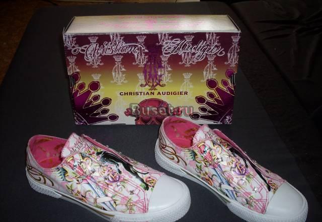 Кеды ED hardy  by christian audigier со стразами Москва