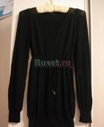 Кофточка-туника,черная Москва