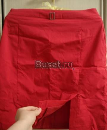 Прямая красная юбочка Москва