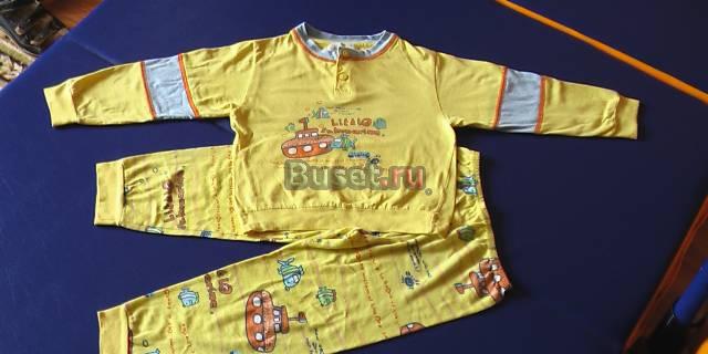 Пижамка с длинным рукавом "Подводная лодка и рыбки Москва