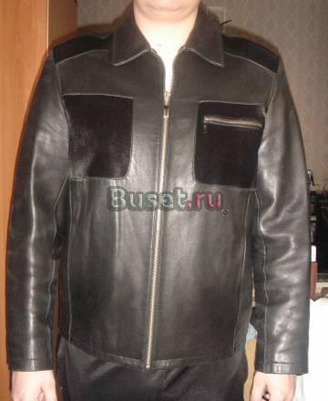 Кожаная демисезонная куртка Санкт-Петербург
