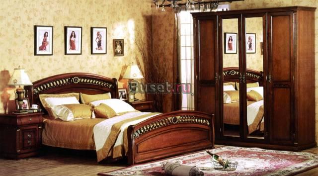 Кровать "Вивальди" 1,6, цвет- орех, мдф Москва