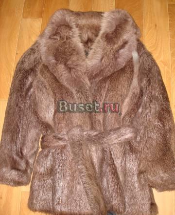 Шубка из нутрии, воротник-песец, р-р 44-46 Москва
