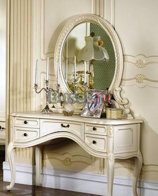 Туалетный столик с зеркалом "Изабель" массив гевеи Москва