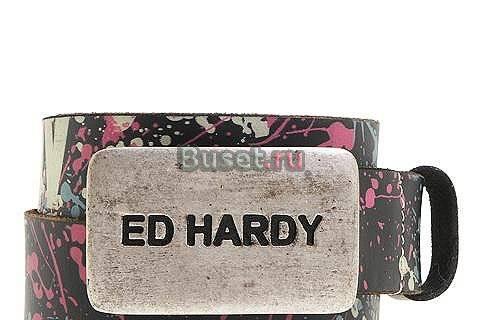 Кожаный ремень Ed Hardy Москва