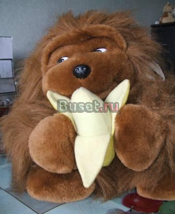 Игрушка мягкая "Обезьяна с бананом" Москва
