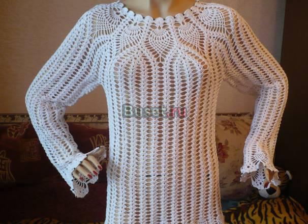 Вязанная кофта-туника Нахабино