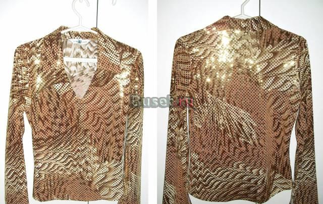Золотая кофта с блестками (новая) Москва