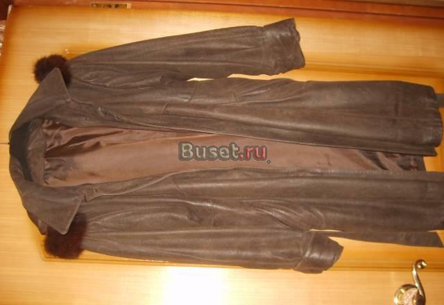 Пальто кожаное Москва