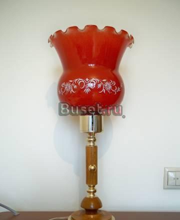 Настольная лампа 50-х, большая Москва