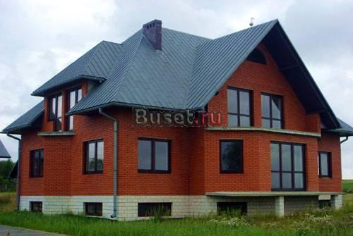 Дома и  коттеджи из кирпича, проекты строительства Волгоград