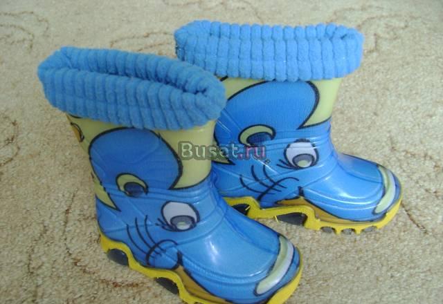 Утеплённые резиновые сапожки Demar Москва