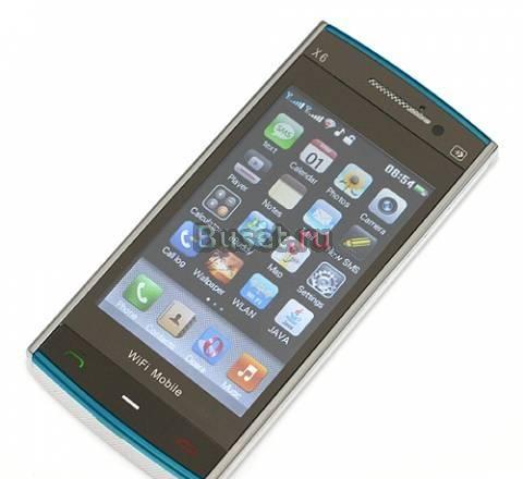 Nokia X6 высокотехнологичный сенсор Москва