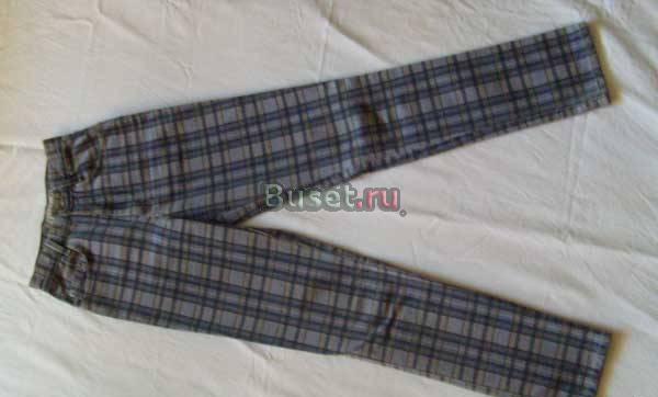 Джинсы omat в клетку, зауженные 26x32 Москва