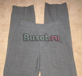 БРЮКИ серые РАСШИРЕННЫЕ К НИЗУ  Москва