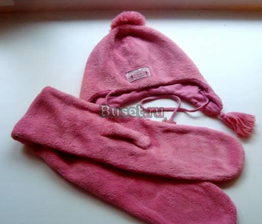Шапки на девочку осень,зима+подарок Москва