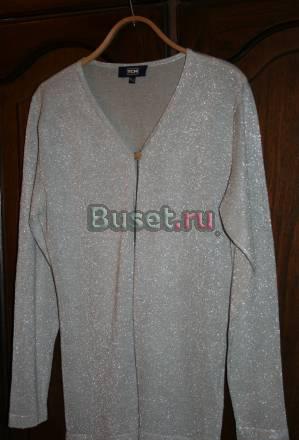 Нежный серебрист. кардиган 46-48 из натур.шёлка Санкт-Петербург