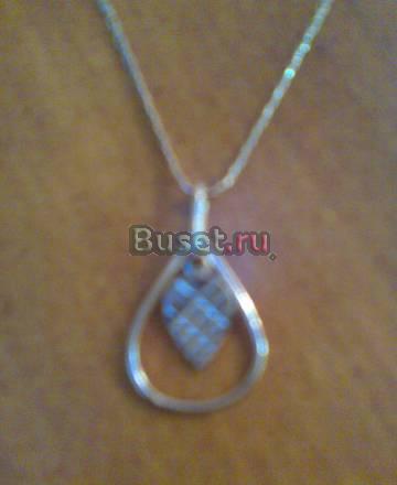 Цепочка золотая с кулоном 585 пр. Серьга 585пр Санкт-Петербург