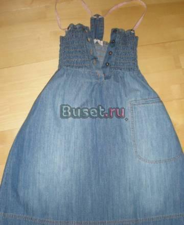 Новый джинсовый сарафан Москва