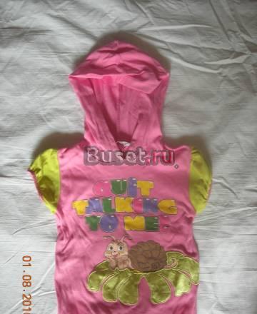 Футболка с капюшоном 92 р-р Москва