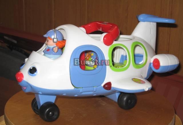 Самолет фишер прайс(свет,звук) Москва
