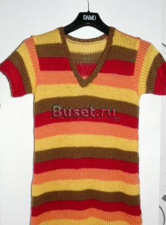 Теплая яркая туника Санкт-Петербург