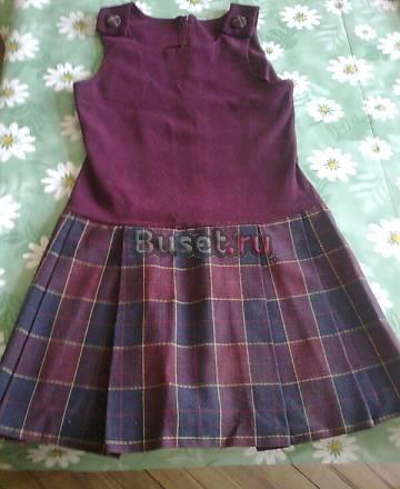 Школьная форма (пиджак+сарафан) на девочку 6-8 ле Москва
