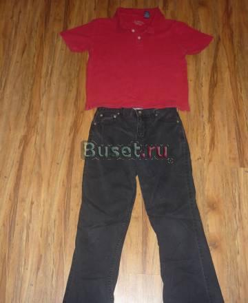 Брюки лёгкие сделаны под джинсы+ Красная футболка Смоленск
