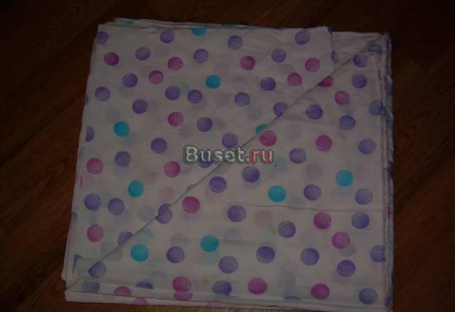 Ситец отрез  сир. горох Москва