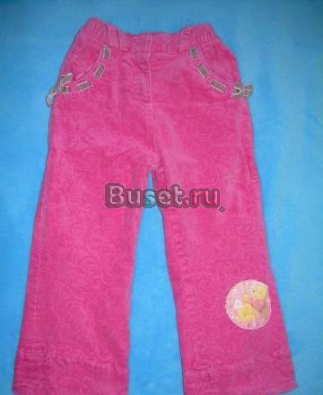 Красивые вельветовые брючки 86-92см Москва