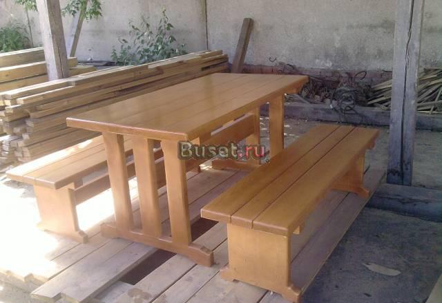 Стол и скамейки для дачи Тула