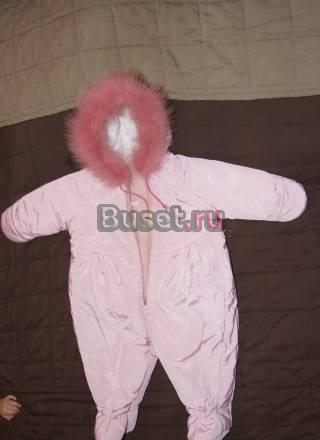Комбез на овчине для девочки 68-74 см Москва
