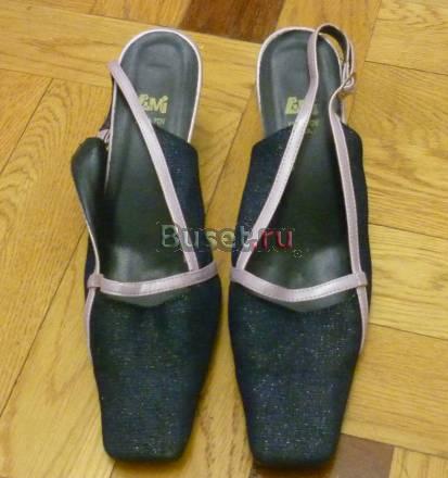 Очень красивыеТуфли джинсовые с сиреневым Москва