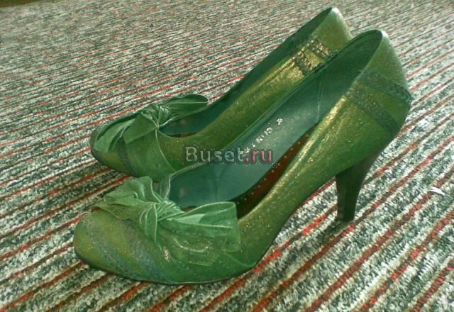 Туфли (зеленые с золотистым отливом) Москва