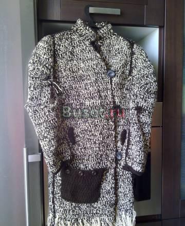 Новое вязаное пальто Москва