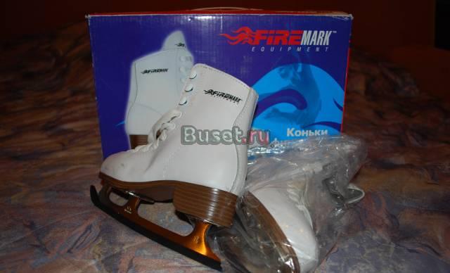 Коньки фигурные любительские размер 31 белые Санкт-Петербург