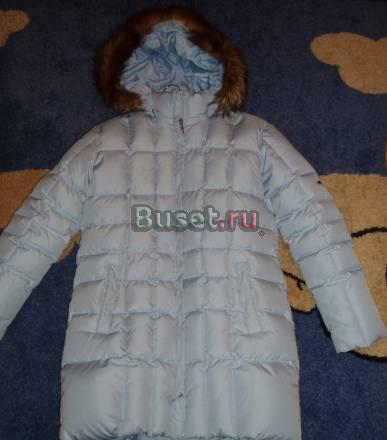 Пуховик с капюшоном, енот Москва