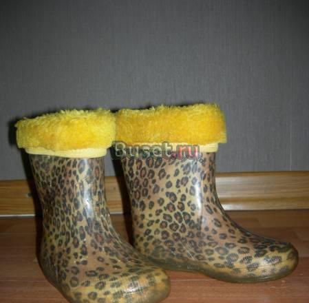 Резиновые сапоги леопард Москва