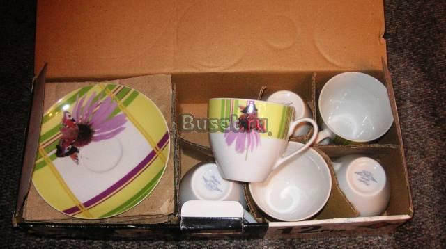 Набор чашек с блюдцем Москва