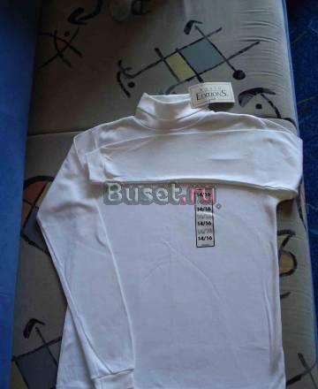 Водолазка белая Basic Editions, новая Москва