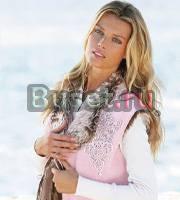 Жилет wenz из Германии с вышивкой Москва