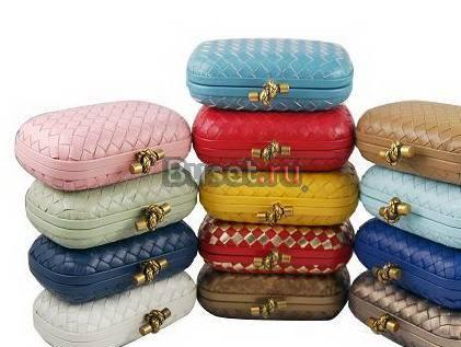 Bottega Veneta Клатч белый Москва