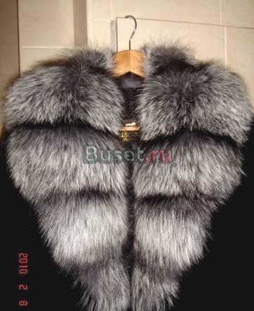 Новая норковая шуба с чернобуркой 68 scan black Москва