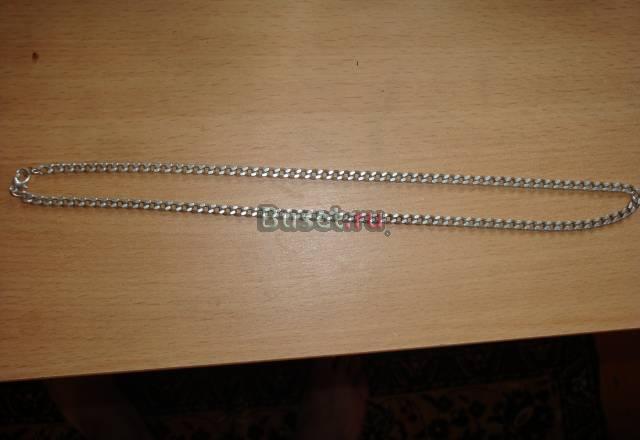 Серебряная цепочка на шею толстая Москва