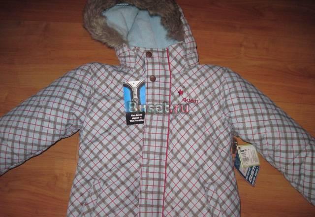Новая зимняя куртка Gusti  на рост 119см Москва