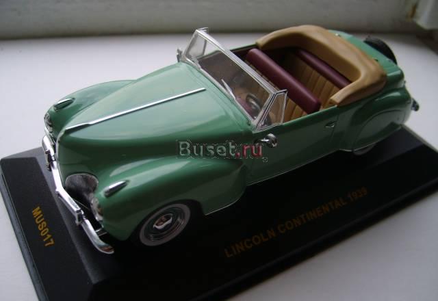 Модель автомобиля 143 lincoln 1939 IXO museum Москва