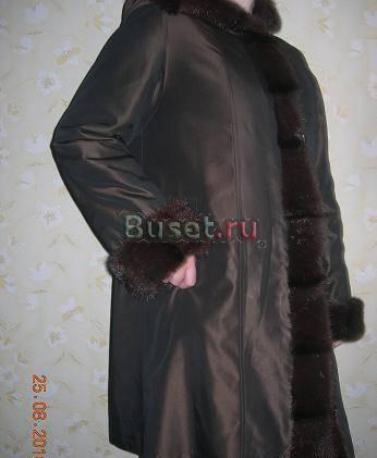 Куртка с норкой и подкладом из меха белки на зиму Санкт-Петербург