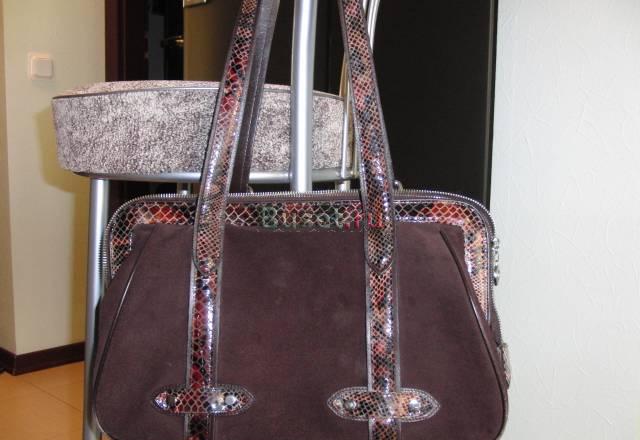 Сумка коричневая"Снежная королева" Санкт-Петербург