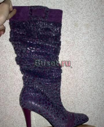 Оригинальные красивые сапоги, р. 38 Москва