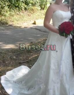 Свадебное платье  со шлейфом Остров